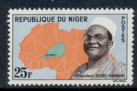 Niger 1962 Pres. Diori Hamani
