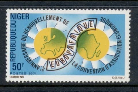 Niger 1971 Europe & Africa Economic Agreement