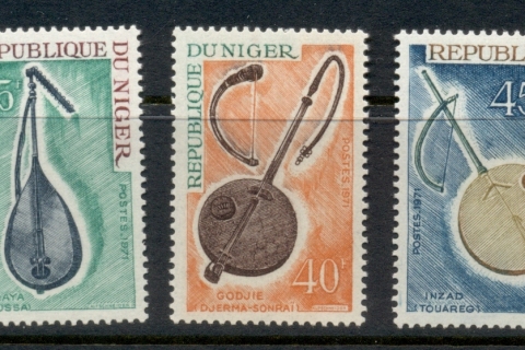 Niger 1971 Musical Instruments