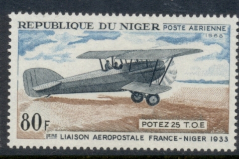 Niger 1968 Airmail Service France-Niger