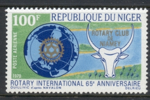 Niger 1970 Rotary Intl. 65th Anniv.