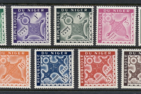 Niger 1962 Postage Dues, Metalcraft
