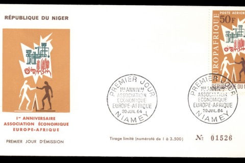 Niger 1964 Europ Afrique FDC