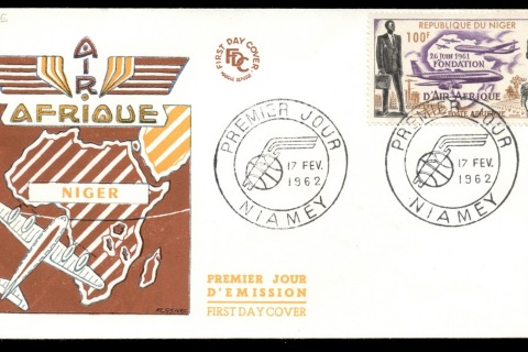 Niger 1962 Air Afrique FDC
