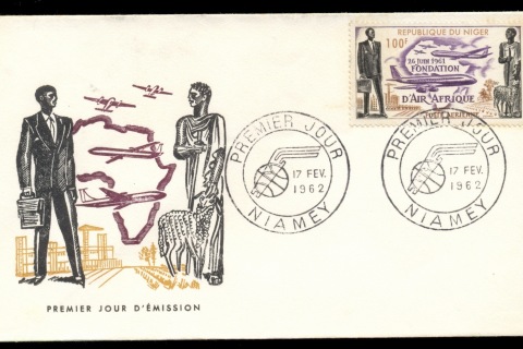 Niger 1962 Air Afrique FDC