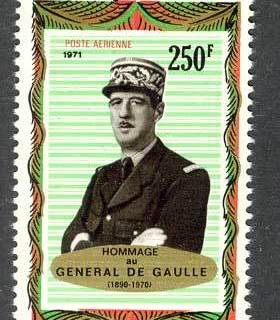 Niger 1971 Charles De Gaulle