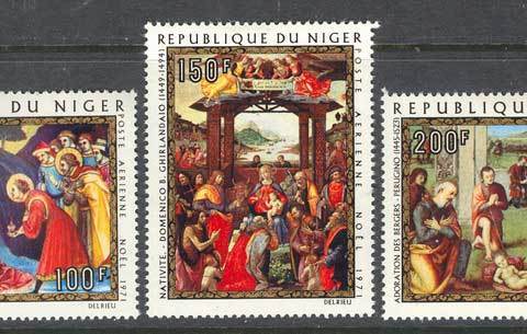 Niger 1971 Xmas Paintings