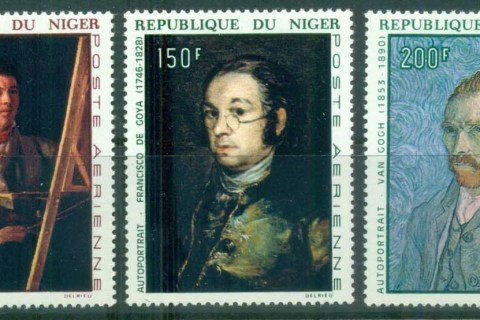Niger 1968 Artists Self Portraits