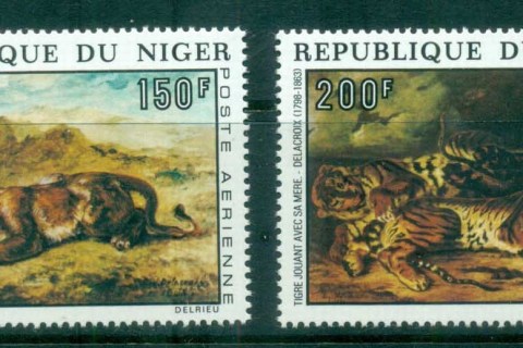 Niger 1973 Paintings by Delacroix