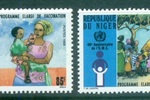 Niger 1988 WHO 40th Anniv