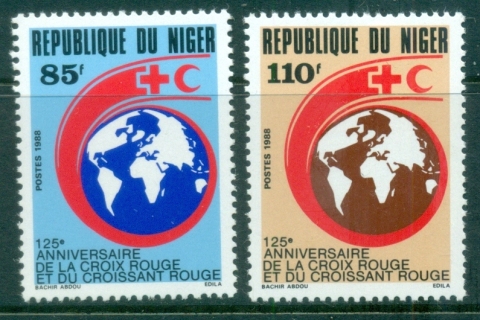 Niger 1988 Intl. Red Cross 125th Anniv