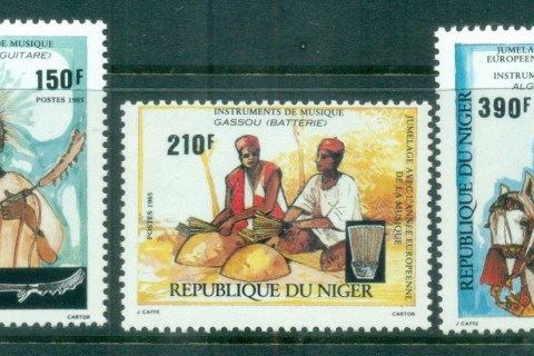 Niger 1985 Traditional Musical Instruments