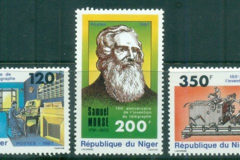 Niger 1987 Telegraph 150th Anniv.
