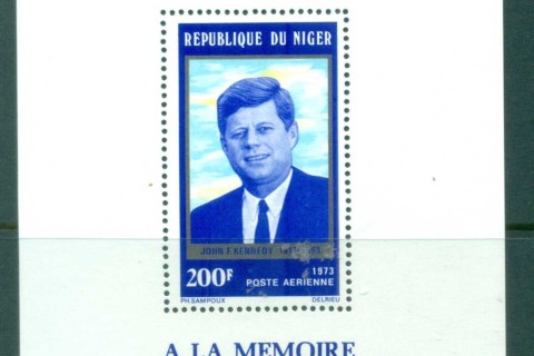 Niger 1973 JFK Kennedy in Memoriam , 10th Anniv.MS
