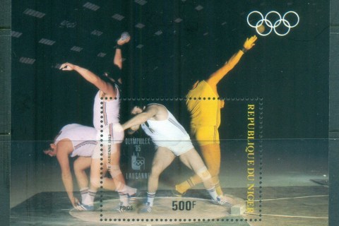 Niger 1985 Pre-Olympic Year, Opt Olympilex, Lausanne MS