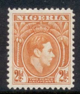 Nigeria-1938-51-KGVI-Pictorial-2-5d-KGVI-Portrait-orange-MLH