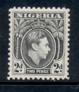 Nigeria-1938-51-KGVI-Pictorial-2d-KGVI-Portrait-black-MLH