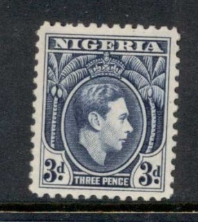 Nigeria-1938-51-KGVI-Pictorial-3d-KGVI-Portrait-deep-blue-MLH