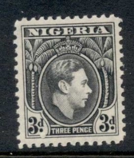 Nigeria-1944-KGVI-Pictorial-3d-KGVI-Portrait-black-MLH