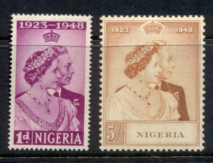 Nigeria-1948-KGVI-Silver-Wedding-MLH