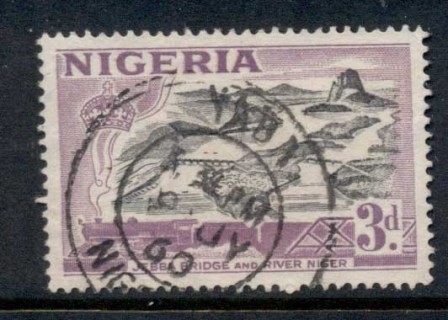 Nigeria-1953-QEII-Pictorial-3d-Jebba-Bridge-FU