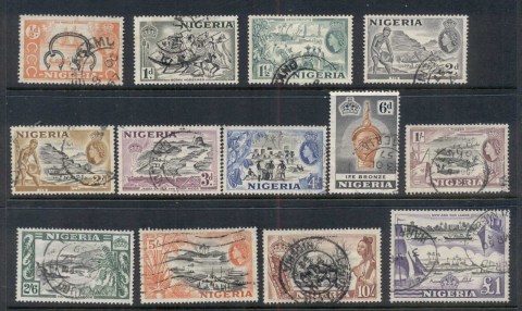 Nigeria-1953-QEII-Pictorials-FU