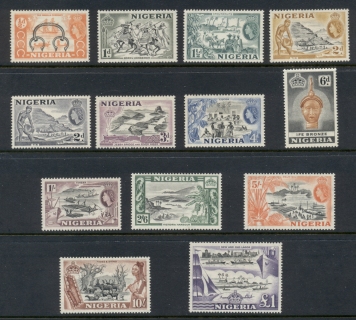 Nigeria-1953-QEII-Pictorials-MLH