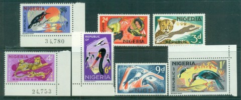 Nigeria-1965-Pictorials-Asst-MUH