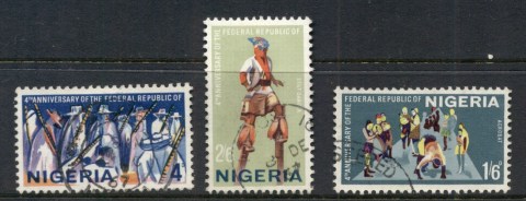 Nigeria-1967-Republic-4th-Anniversary-FU