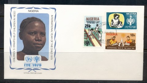 Nigeria-1979-IYC-International-year-of-the-Child-FDC