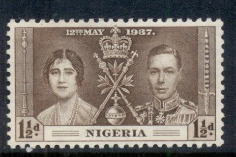 Nigeria-1937-KGVI-Coronation-MUH