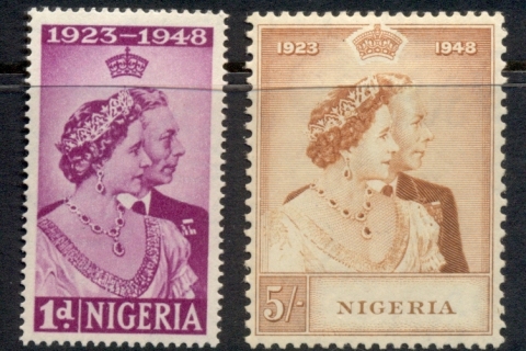 Nigeria-1948-KGVI-Silver-Wedding-MLH