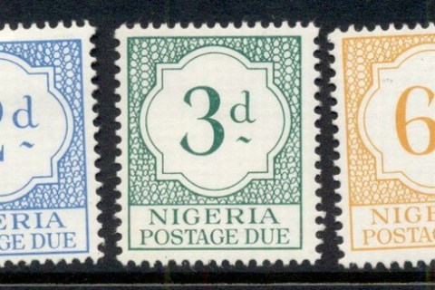 Nigeria-1961-Postage-Dues-MLH