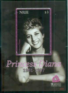 Niue-2007 Princess Diana in Memoriam, 10th Anniv., A Carefree Princess MS