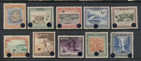 Niue-1967-Pictorials-Surch-MUH