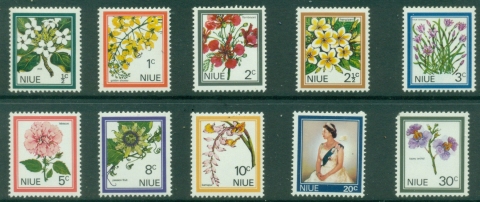 Niue-1969-Pictorials-Flowers-MLH