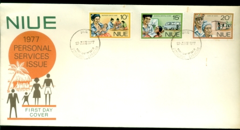 Niue-1977-Personal-Services-FDC