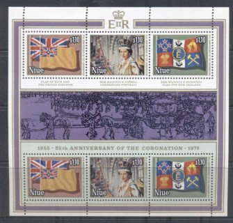 Niue-1978-QEII-Coronation-25th-Anniversary-MS-MUH