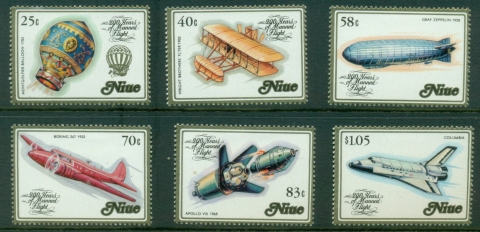 Niue-1983-Manned-Flight-Bicentenary-MLH