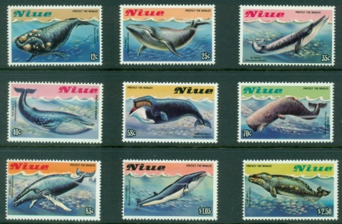 Niue-1983-Pictorials-Marine-Life-Whales-MLH