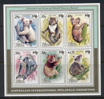 Niue-1984-Ausipex-Australian-Wildlife-MS-MUH-3