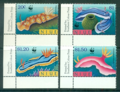 Niue-1999-WWF-Nudibranchs-of-Niue-MUH