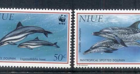 Niue-1993 WWF Pacific Dolphins