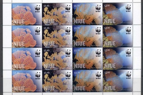 Niue-2012 WWF Giant Sea Fan sheetlet