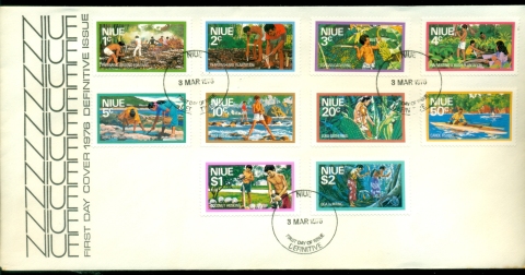 Niue-1976-Pictorial-Definitive-FDC