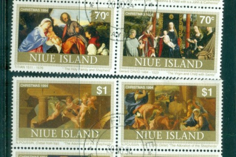 Niue-1994-Xmas-Blks-FU-Lot55364