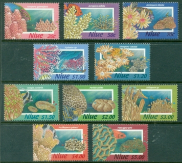 Niue-1996-Marine-Life-Corals-MUH