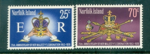 Norfolk-Is-1978-QEII-Coronation-25th-AnniversaryMUH-lot80624