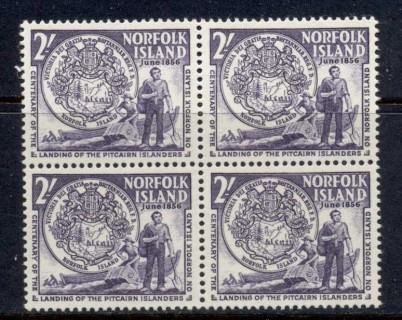 Norfolk-Is-1956-Landing-of-Pitcairn-Islanders-Cent-Blk4-MUH