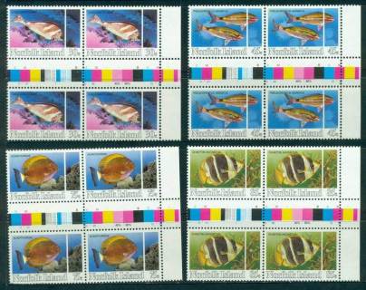 Norfolk-Is-1984-Reef-Fish-Gutter-Blk-4-MUH-lot21494